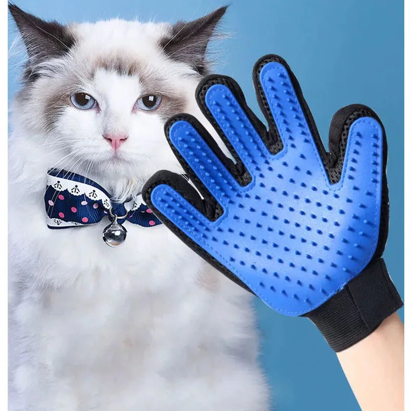 Guante Cepillo para Mascotas - Elimina Pelo de Perros y Gatos, Ideal para Aseo y Masaje.