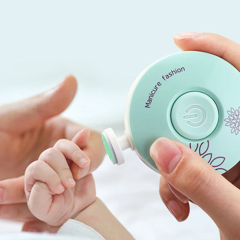 Cortaúñas Eléctrico para Bebe- Seguro, Silencioso e Higiénico