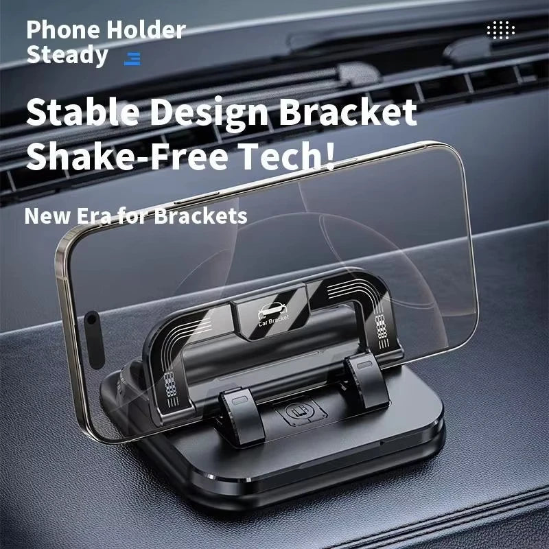 Soporte de Celular para Auto 360° - Montaje en Placa, Universal