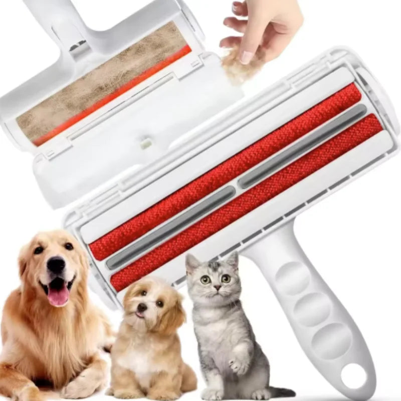 Rodillo Quitapelos para Mascotas - Autolimpiable para perros y gatos.