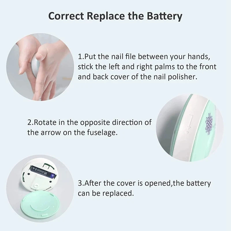 Cortaúñas Eléctrico para Bebe- Seguro, Silencioso e Higiénico