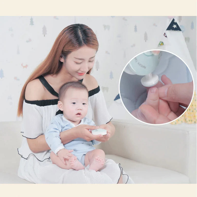 Cortaúñas Eléctrico para Bebe- Seguro, Silencioso e Higiénico